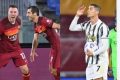 Roma-Juve 2-2: doppiette di Veretout e Ronaldo